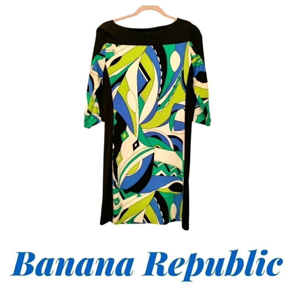 Banana Republic Bold Graphic Dress Size Small